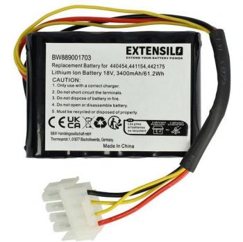 Extensilo PowerPack 3400 mAh, 18 V Lithium‑Ion – Für den Efco Sirius 700