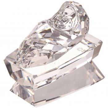 Bambino Gesù Swarovski – Presepe Natalizio in Cristallo Trasparente