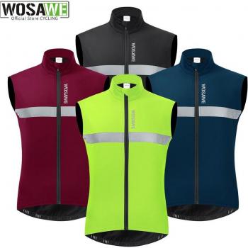 Vestimento térmico windproof en lana, ideal para ciclismo nocturno