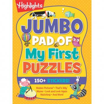 Jumbo Pad of My First Puzzles Book