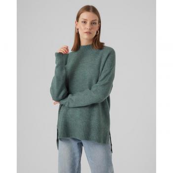 Vero Moda Maglione Oversize Verde Foresta Dettagliati