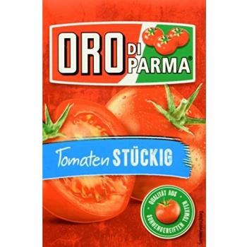 ORO di Parma 16 x 400 g Stückige Tomaten