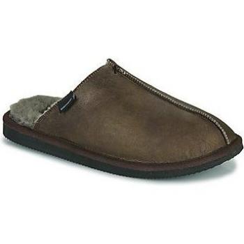 Chaussons en laine Shepherd HUGO Marron