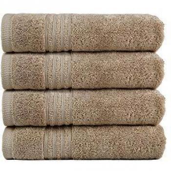 TRIDENT Soft Comfort Handtücher, 4-teilig, aus 100% Baumwolle, superweich, 550 GSM, maschinenwaschbar