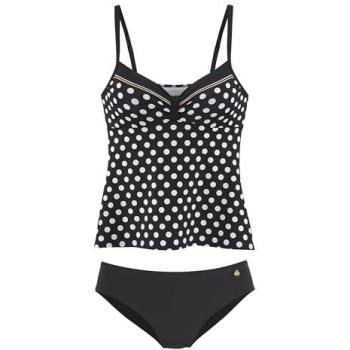 LASCANA Top y Pantalón de Baño Negro/Blanco