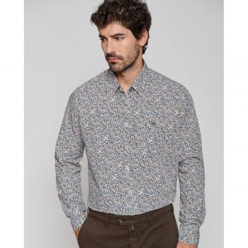 Camisa Roberto Verino de hombre sport regular fit con estampado floral