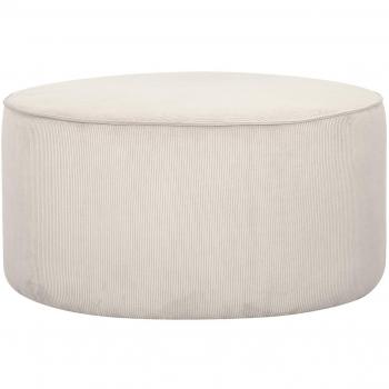 Pouf rotondo écru D70 cm LOUIS
