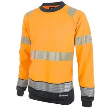 Beeswift High Visibility Two Tone Sweatshirt Orange/Black S