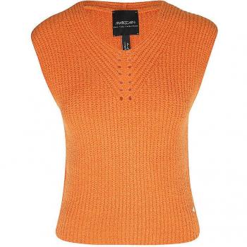 Damen Pullunder in Orange von Marc Cain, Größe 38
