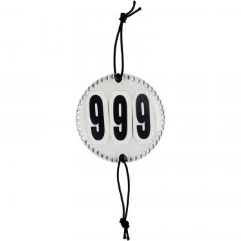 One-Size Silver Crystal Competition Number Keeper