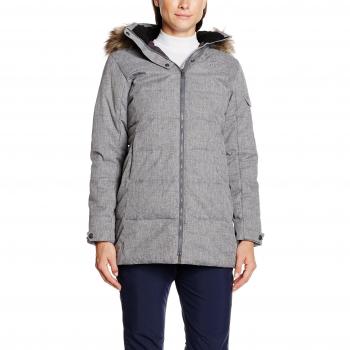 Eider Odyssey Veste longue Femme Gris Plume FR : 40 (Taille Fabricant : 40)