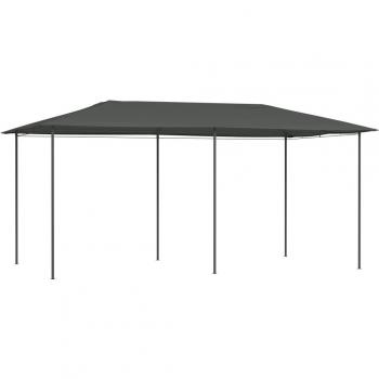 VidaXL Chapiteau de Jardin 2,98x5,3x2,59 m Anthracite 160 g/m²