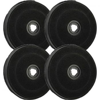 4‑Pack Activated Carbon Filters for Zanussi Hoods – ZHI611G, ZHG713 Eco, ZHI611 GZD 0160