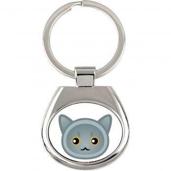 British Shorthair Feline Keyholder – Art‑Dog