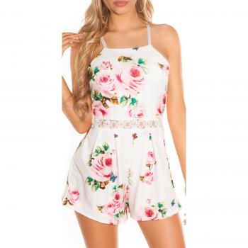 Koucla Floral Spaghettiplaysuit Hotpants‑Style S