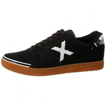 Munich G3 Profit Indoor Game Cleats – 3‑Tone (B/W/B) – UK 11.5 Male