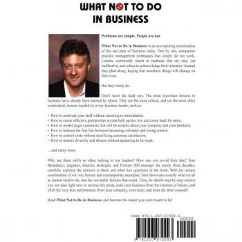 What Not To Do in Business
