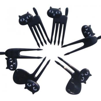 Cute Cartoon Cat Forks