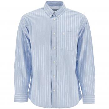 Camicia A Righe Azzurra Carhartt WIP Uomo L