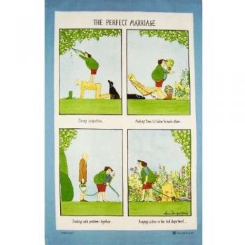 McCaw Allan The Perfect Marriage Tea Towel