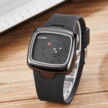 Gummiband Uhr mit einzigartigem Design