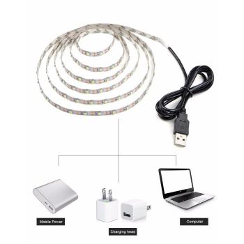 Striscia LED 90 cm per Retroilluminazione Televisore Luce Fredda
