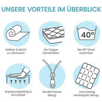 Bestschlaf Baby Matratzentopper, 6 cm hoch
