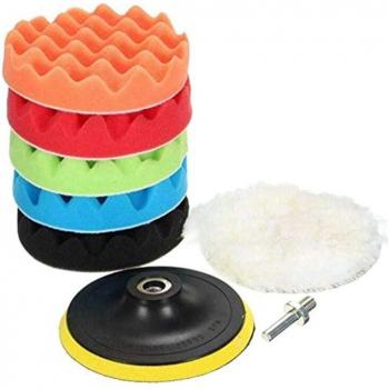 8Pcs 6 inch Car Polisher Buffing Pad Kit