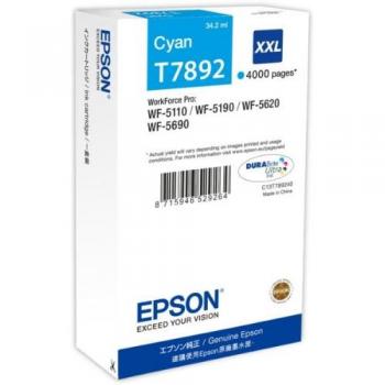 Epson T7892 Cyan-Patronen – Einzeln – Hohe Kapazität