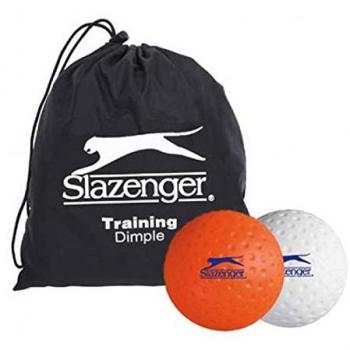 SLAZENGER Precision Training Dimple Hockey Balls with Bag (12 pack)