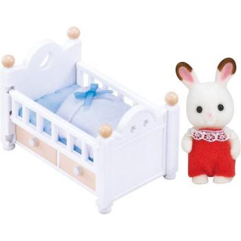 Sustainable Sylvanian Families EPOCH Chocolate Bunny Home for Kids 3+