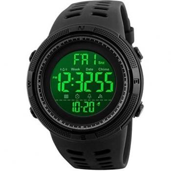 RSVOM Black LED Stopwatch & Countdown Timer