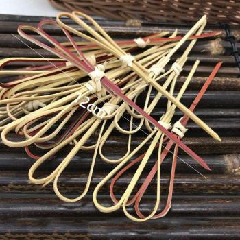 50Pcs Disposable Bamboo Fork Sticks for Buffet