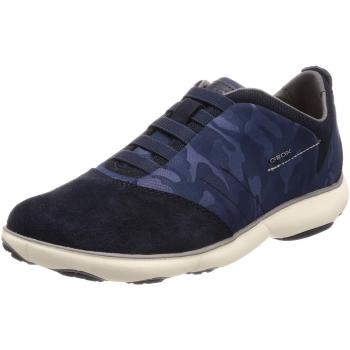 Geox U Nebula B, Baskets Basses Homme, Bleu