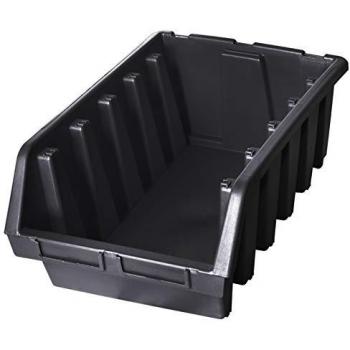 Ergo XL+ Black Box Plastic Parts Storage Stacking Bin 333x500x187