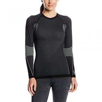 CMP Women's Black Seamless Long Sleeve Base Layer (S-M)