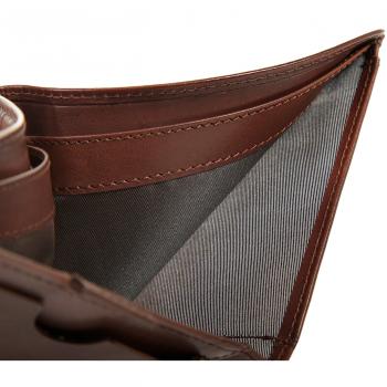 Cognac 5KK Bugatti Domus RFID-Börse (Querformat)