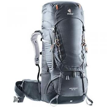 Sac à Dos Deuter Aircontact 55+10, Gris (Graphite-Black)