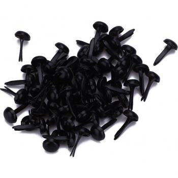 50pcs Double Foot Round Nails with Electroplating and Spray Finish