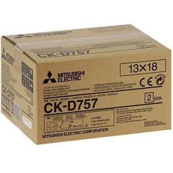 Mitsubishi CK-D757 Papel Fotográfico 13x18cm