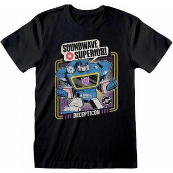 Transformers Unisex Volwassen Superior Soundwave T-Shirt XL schaduw