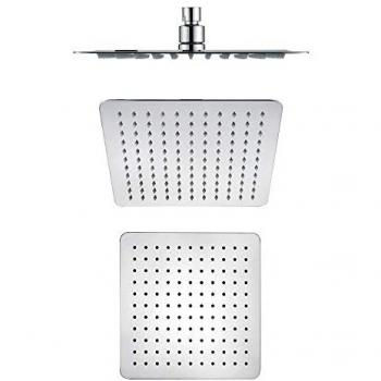 Soffione Doccia Effetto Pioggia Quadrato 250x250 mm
