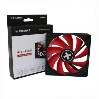 XPF120.R.PWM Boitier PC Ventilateur 12 cm Noir, Rouge, Ventilateur de boîtier