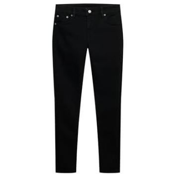Femme Superdry Jeans Noir Mi-haute en Coton