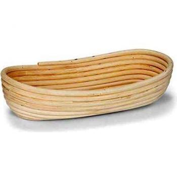 Banneton de mimbre oval 28x13cm