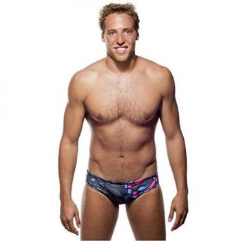 Turbo Crystal Men’s Grey XL Swimwear Briefs