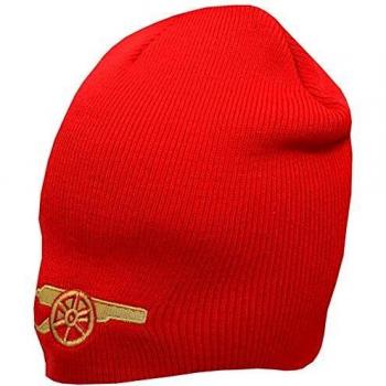 Arsenal FC Official Football Cannon Emblem Beanie Hat