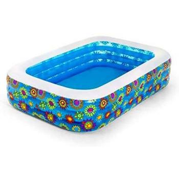 Kids Inflatable Swimming Pool Blue 229x152x56 cm Bestway