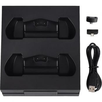 Chargeur PS4 avec support de manette et indicateur lumineux