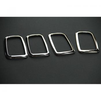 Accesorios para automóviles Mitsubishi ASX, anillo decorativo cromado ABS